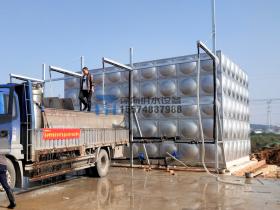 水產(chǎn)市場大型不銹鋼水箱 5米高度